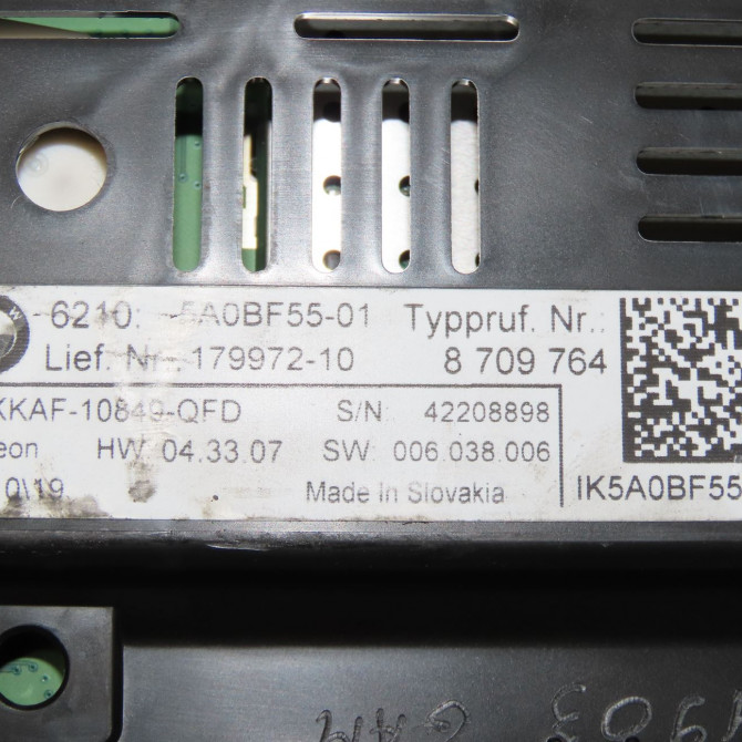 Compteur occasion B.M.W. 62105A69518 4