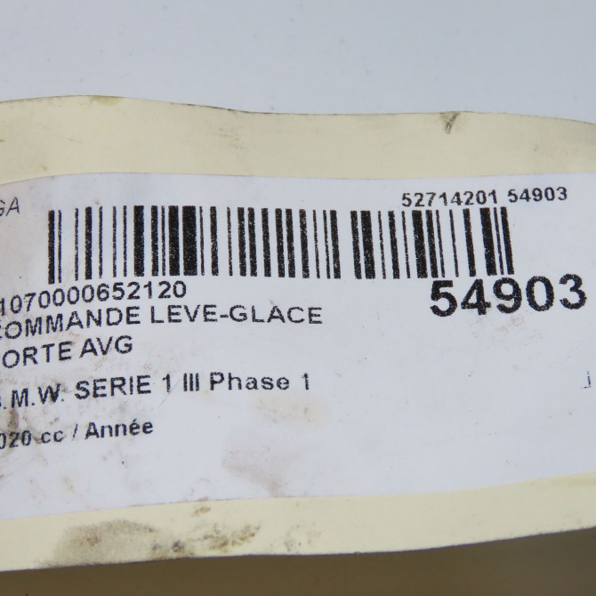 Commande lève-glace porte avant gauche occasion B.M.W. 61317948784 5