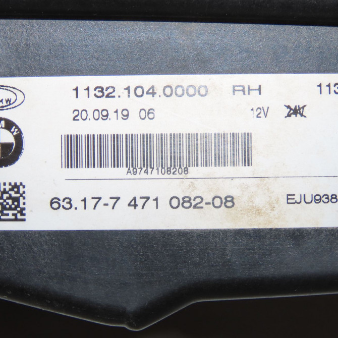 Phare antibrouillard avant droit occasion B.M.W. 63177471082 4