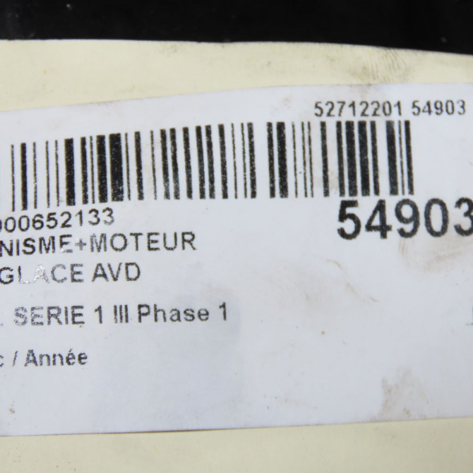 Mecanisme + moteur lève-glace avant droit occasion B.M.W. 51335A638E4 5