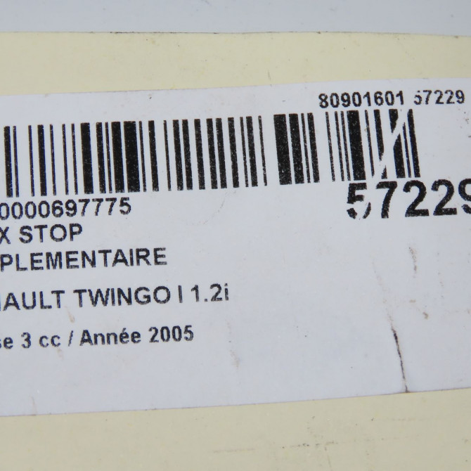 Feux stop supplementaire occasion RENAULT TWINGO I Phase 3 08-2000->06-2007 1.2i 8200201107 6