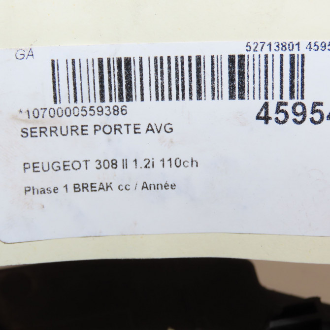 Serrure porte avg occasion  9810309480 5