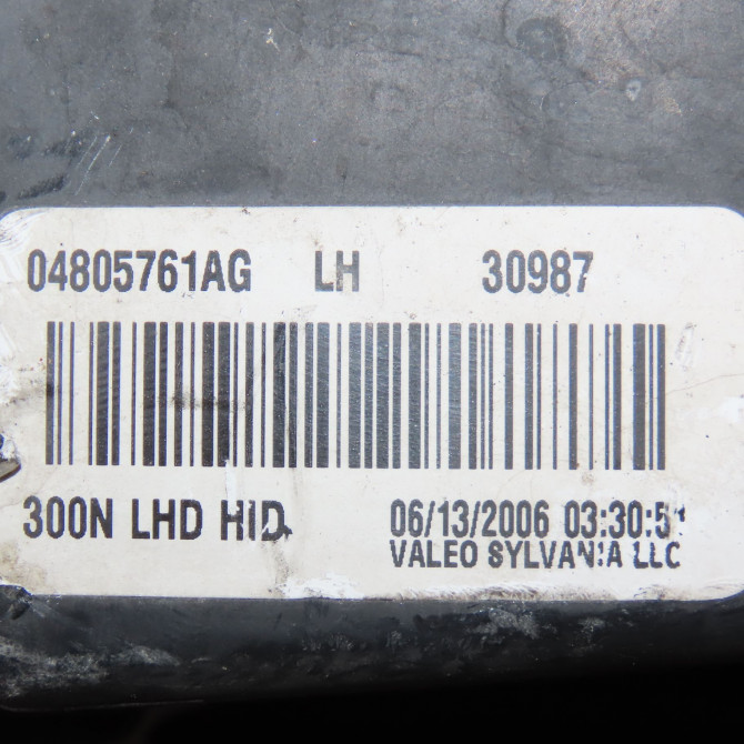 Phare gauche occasion CHRYSLER 300C Phase 2 10-2007->01-2011 3.0 CRD 57010761AA 5