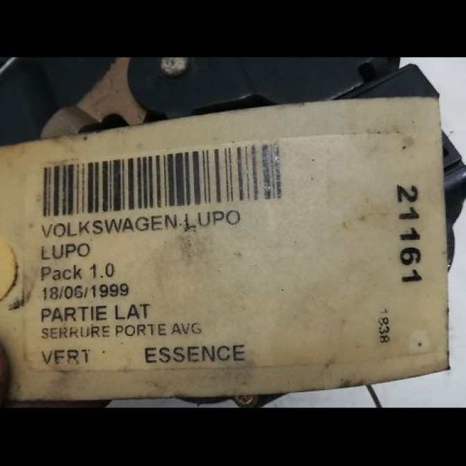 Serrure porte avg occasion VOLKSWAGEN LUPO Phase 1 10-1998->06-2005 6X1837013H 5