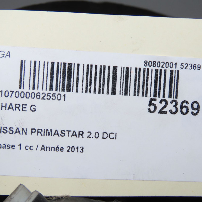 Phare gauche occasion NISSAN PRIMASTAR phase 1 08-2006->... 2.0 DCI 115ch 2606000Q0E 6