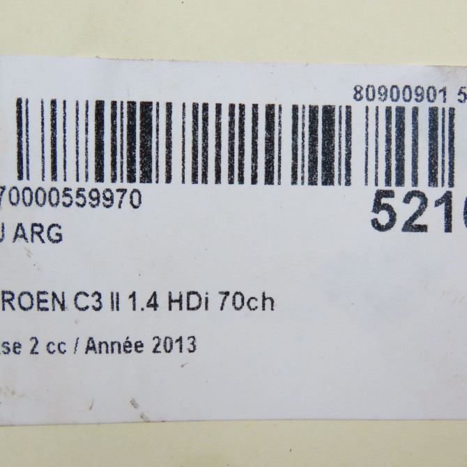 Feu arrière gauche occasion CITROEN C3 II Phase 2 03-2013->12-2016 1.4 HDi 70ch 9803928880 5