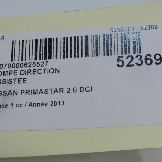 Pompe direction assistee occasion NISSAN PRIMASTAR phase 1 08-2006->... 2.0 DCI 115ch 4911000Q2M 6