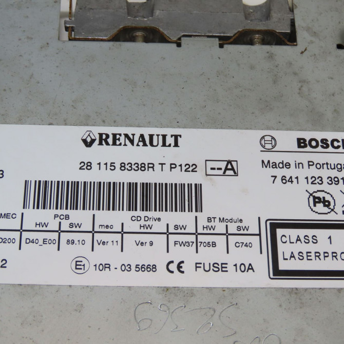 Autoradio occasion NISSAN PRIMASTAR phase 1 08-2006->... 2.0 DCI 115ch 2802700Q0D 4