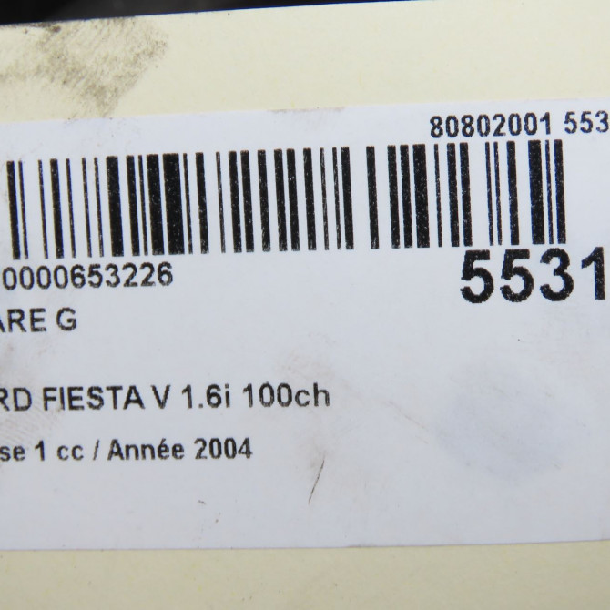 Phare gauche occasion FORD FIESTA V Phase 1 09-2002->10-2005 1.6i 100ch 1320349 5