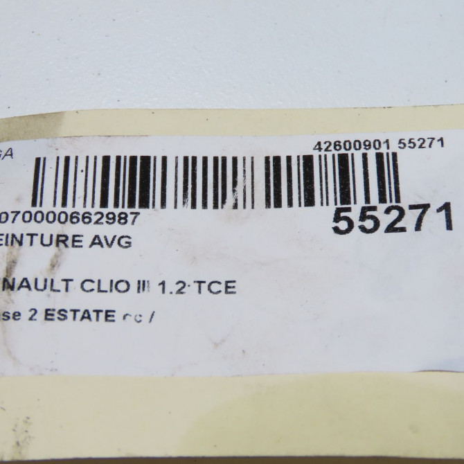 Ceinture avant gauche occasion  8200838229 7