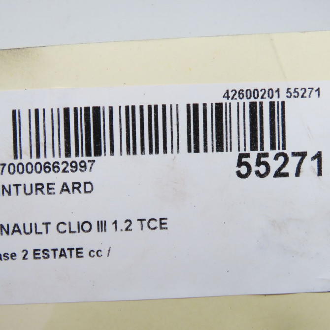 Ceinture arrière droite occasion  8200683953 6