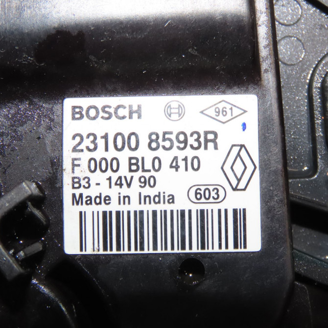 Alternateur occasion DACIA SANDERO II Phase 1 10-2012->... 0.9 TCE 90ch 231002854R 6