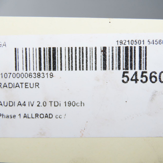 Radiateur occasion  8W0121251AK 4