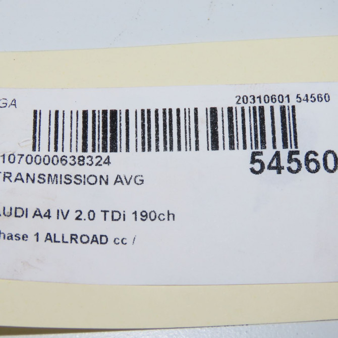 Transmission avant gauche occasion  8W0407271P 6