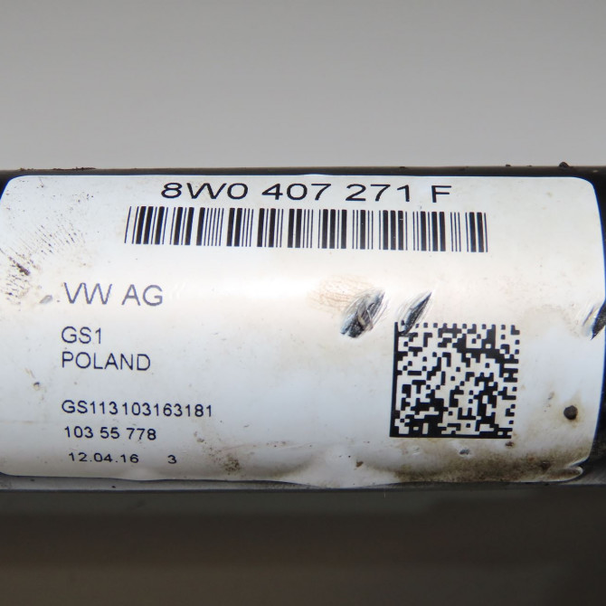 Transmission avant droite occasion  8W0407271P 4