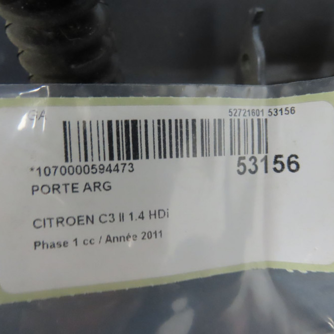 Porte arrière gauche occasion CITROEN C3 II Phase 1 11-2009->02-2013 1.4 HDi 9002CC 7