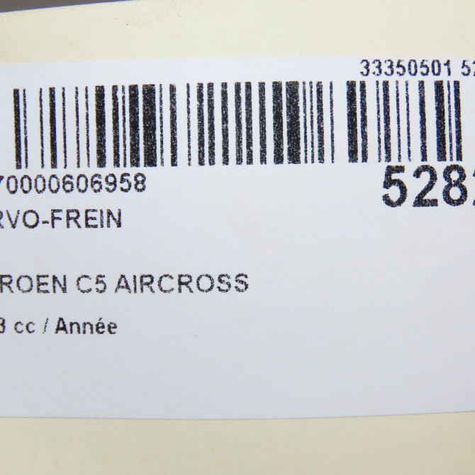 Servo-frein occasion CITROEN C5 AIRCROSS 1616905380 7