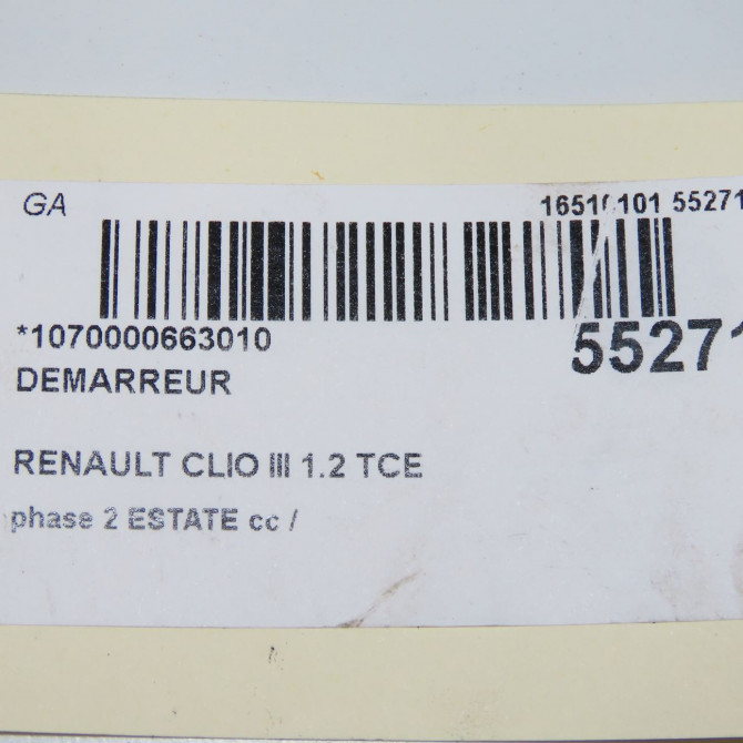 Démarreur occasion  8200369521 7