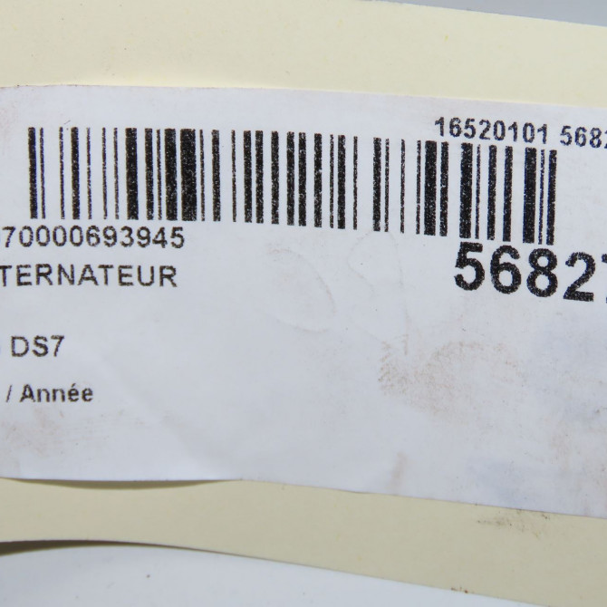 Alternateur occasion DS DS7 9826550280 8