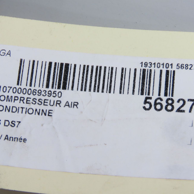Compresseur air conditionne occasion DS DS7 9815198580 8