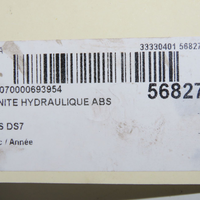 Unité hydraulique ABS occasion DS DS7 1631729880 8