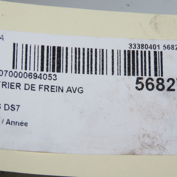 Etrier de frein avant gauche occasion DS DS7 1623162080 6