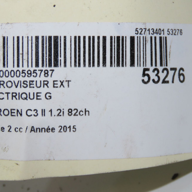 Retroviseur exterieur electrique gauche occasion CITROEN C3 II Phase 2 03-2013->12-2016 1.2i 82ch 1607144580 5