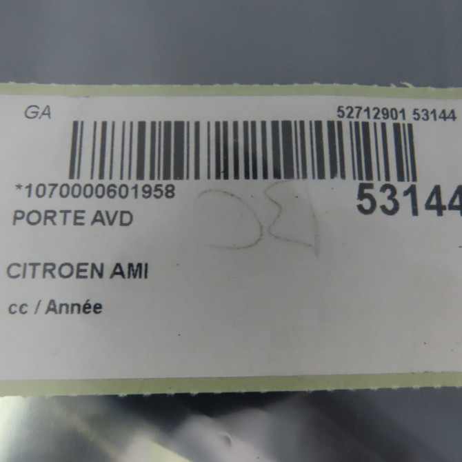 Porte avant droite occasion CITROEN 9842749980 4