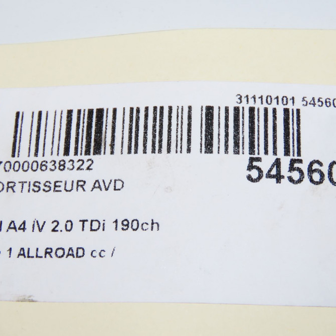 Amortisseur avant droit occasion  8W0413029M 6