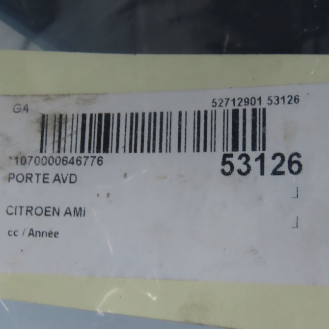 Porte avant droite occasion CITROEN 9842749980 4