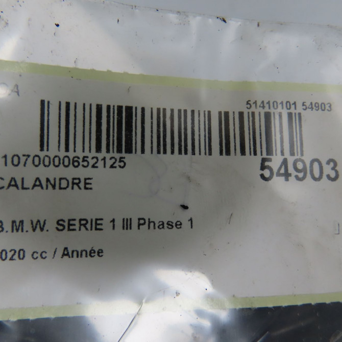 Calandre occasion B.M.W. 51135A39366 4