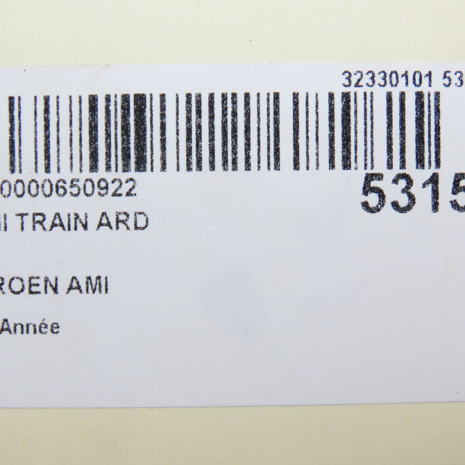 Demi train arrière droit occasion CITROEN 5