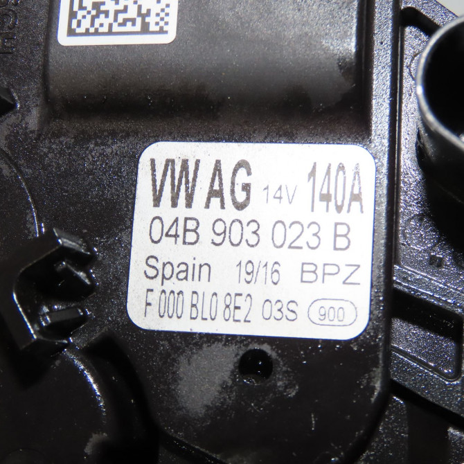 Alternateur occasion VOLKSWAGEN POLO V Phase 2 02-2014->... 1.4 TDI 75ch 4B903024 7