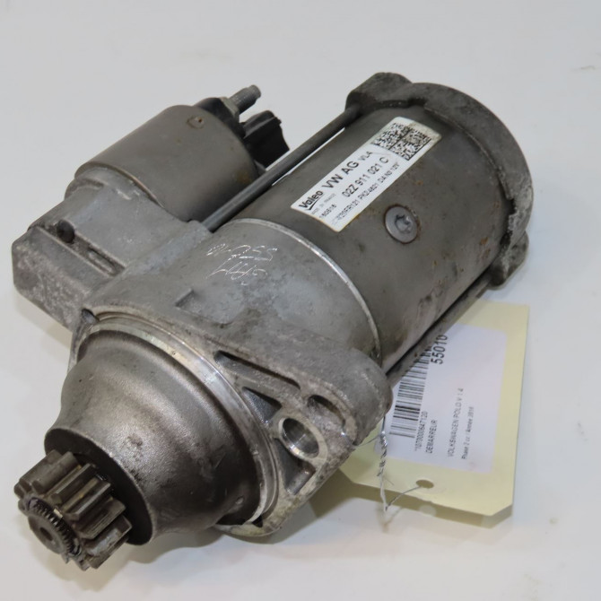 Démarreur occasion VOLKSWAGEN POLO V Phase 2 02-2014->... 1.4 TDI 75ch 2Z911021K 1