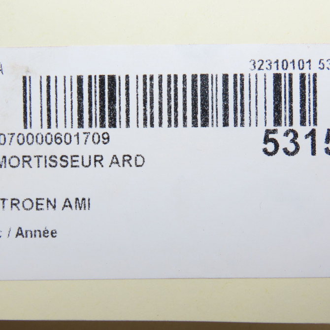 Amortisseur arrière droit occasion CITROEN 9849126980 6