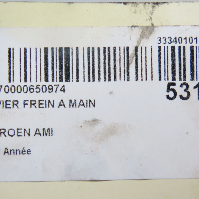 Levier frein a main occasion CITROEN 9838312780 6