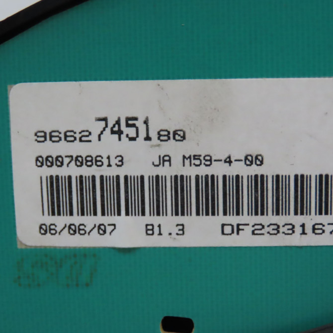 Compteur occasion CITROEN BERLINGO I Phase 2 11-2002->10-2010 1.6 HDi 75ch 6105V7 4