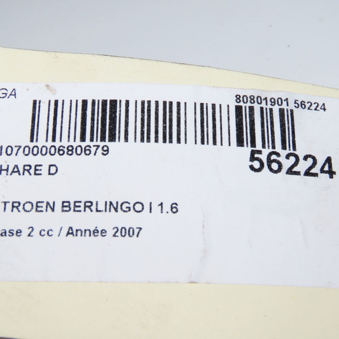 Phare droit occasion CITROEN BERLINGO I Phase 2 11-2002->10-2010 1.6 HDi 75ch 6205AW 5