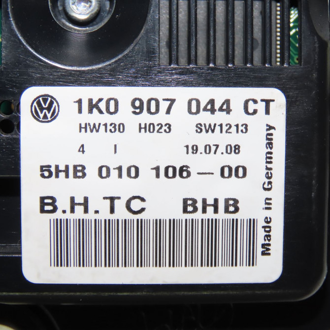 Commande de chauffage occasion VOLKSWAGEN TOURAN I Phase 2 11-2006->09-2010 1.9 TDI 105ch 1K0907044CT 4