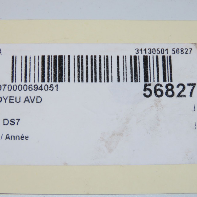 Moyeu avd occasion DS DS7 9670367680 6