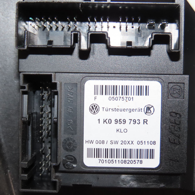 Mecanisme+moteur leve-glace avg occasion VOLKSWAGEN GOLF VI Phase 1 10-2008->04-2013 2.0 TDI 110ch 5K0837461D 4