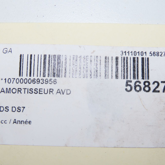 Amortisseur avant droit occasion DS DS7 9827150280 6