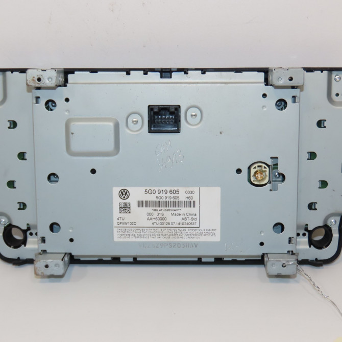 Autoradio occasion VOLKSWAGEN GOLF VII GOLF VII Phase 1 2012-10-01->2017-06-30 3G0919605B 2