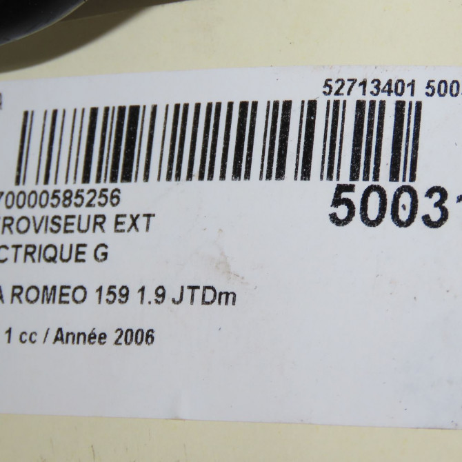 Retroviseur exterieur electrique gauche occasion ALFA ROMEO 159 Phase 1 09-2005->05-2013 1.9 JTDm 150ch 156053026 5