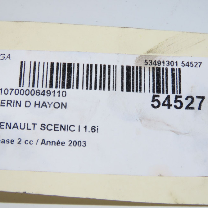 Verin droit hayon occasion RENAULT SCENIC I Phase 2 08-1999->06-2003 1.6i 107ch 7700434465 5