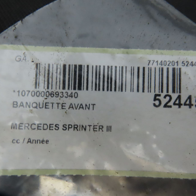Banquette avant occasion MERCEDES 3