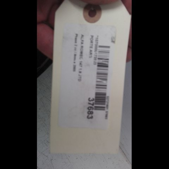 Porte arrière gauche occasion ALFA ROMEO 147 Phase 2 09-2004->10-2010 1.9 JTD 115ch 46559339 3