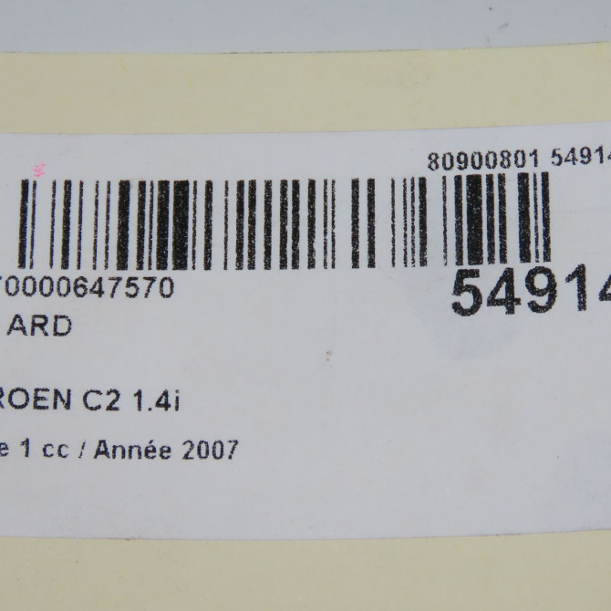 Feu arrière droit occasion CITROEN C2 Phase 1 09-2003->10-2008 1.4i 6351Y0 5