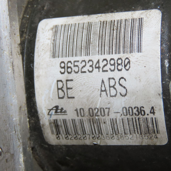 Unité hydraulique ABS occasion PEUGEOT 206 Phase 2 02-2003->02-2009 1.4 HDI 70ch 4541RW 7