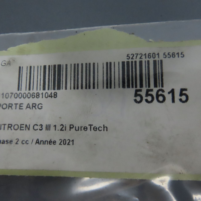 Porte arrière gauche occasion  9812716780 6